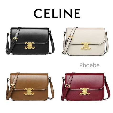 celine bag blue red|Celine triomphe crossbody bag.